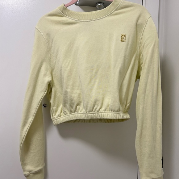 P.E.NATION CROPPED SWEATER LEMON/LIME - Picture 5 of 6